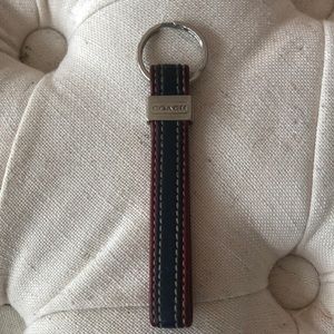 Coach Leather Keychain
